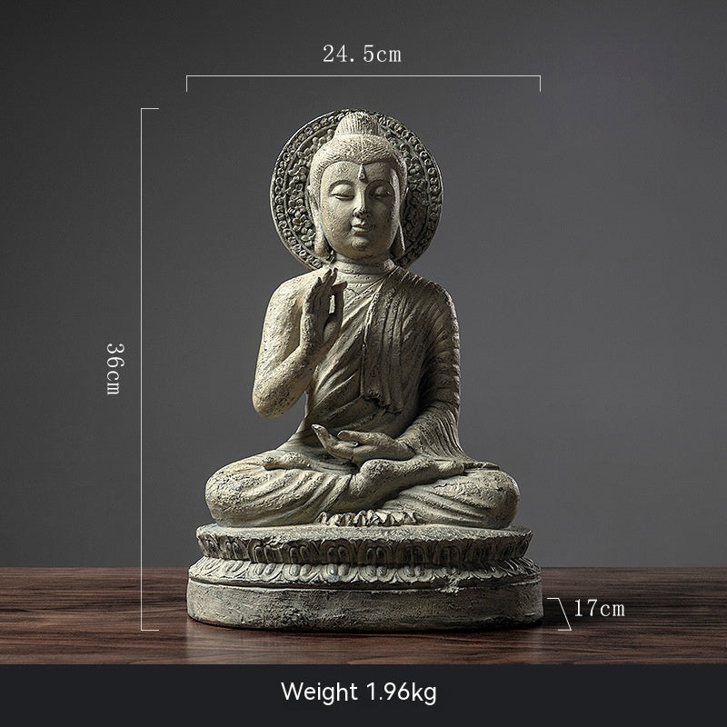 Chinese Zen Buddha Ornament Home Living Room Entrance Office Desk