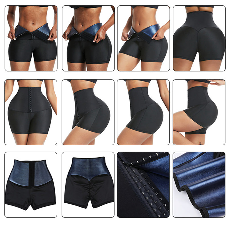 Slimming Pants Waist Trainer Shapewear Tummy Hot Thermo Sweat Leggings Fitness Workout Sweat Sauna Pants Body Shaper 