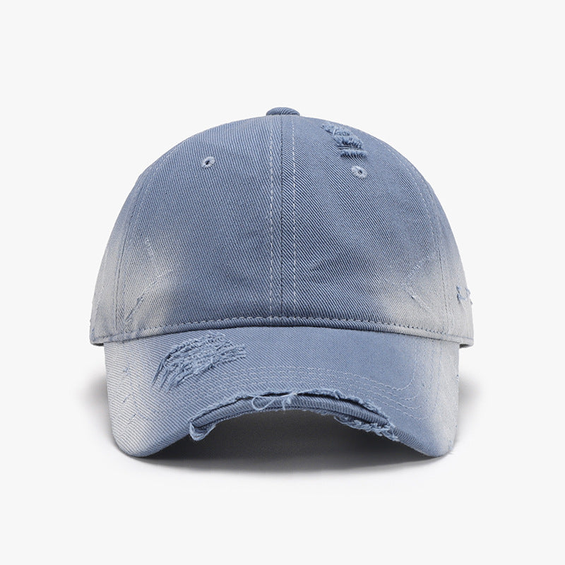 Distressed Adjustable Cotton Hat - Babbazon New Products