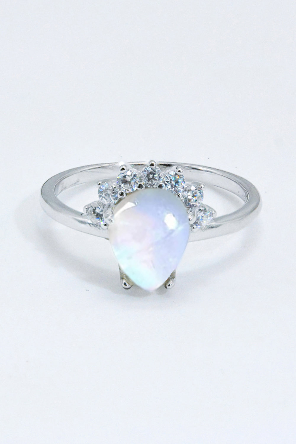 925 Sterling Silver Moonstone Ring 