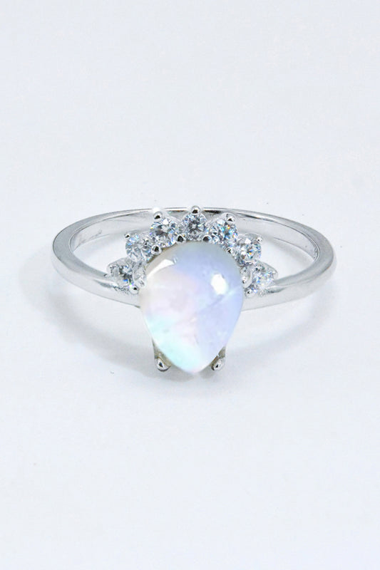 925 Sterling Silver Moonstone Ring 