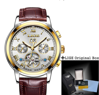 Tourbillon mechanical men's watch