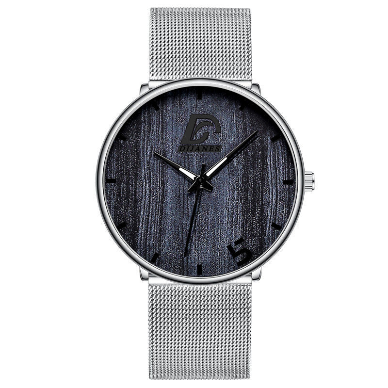 Creative Leisure Mesh Belt Men's Quartz Watch