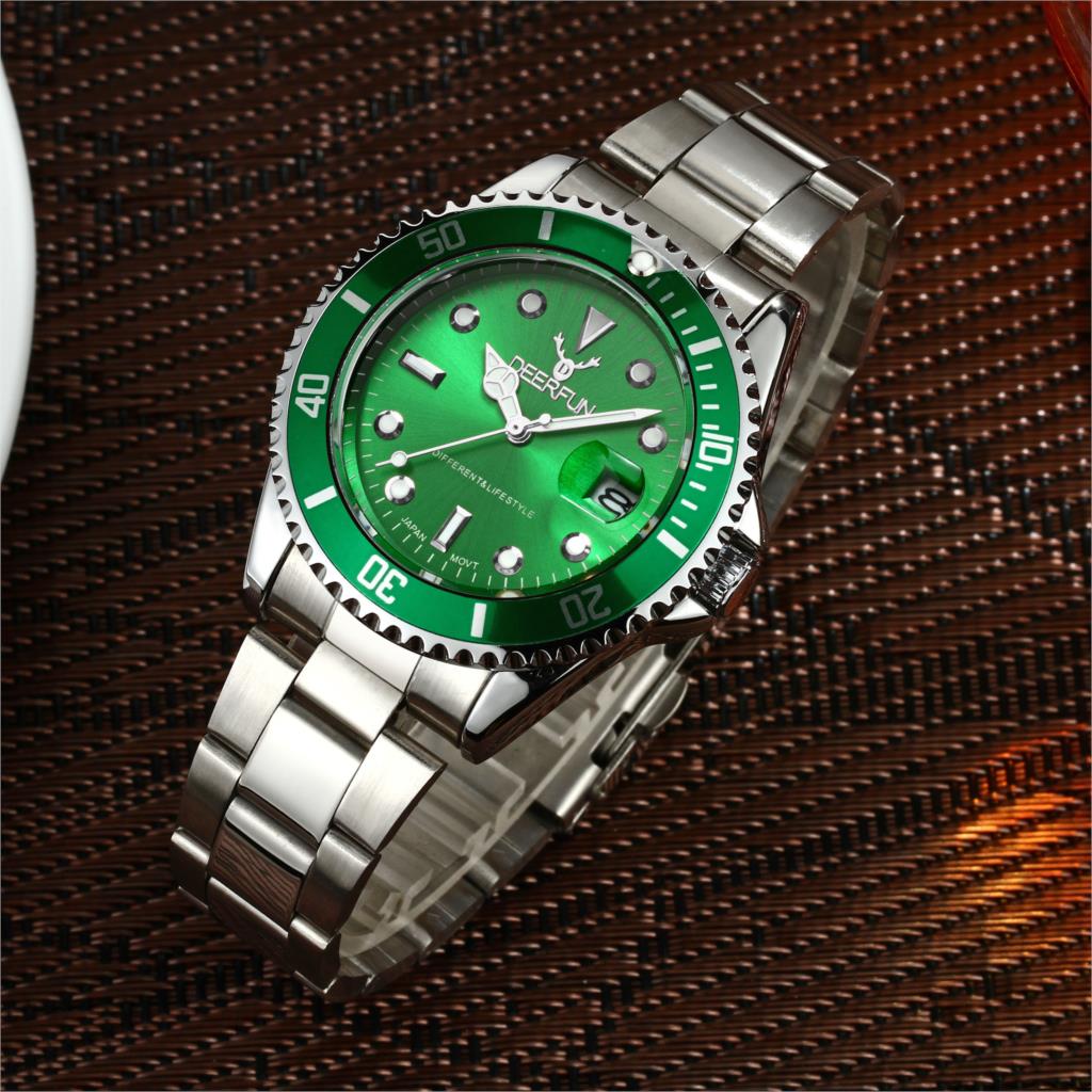 DEERFUN waterproof quartz men's watch