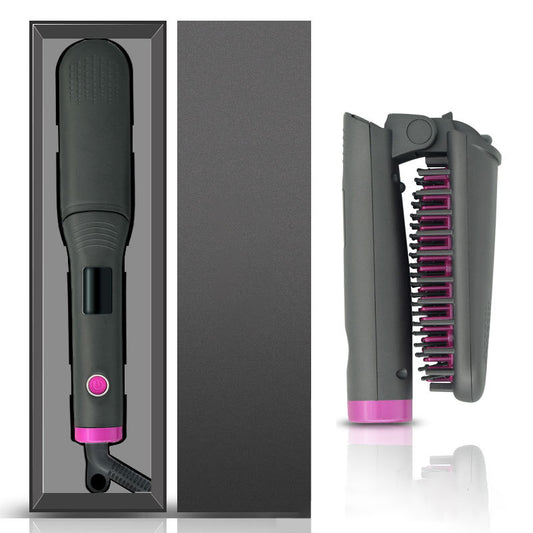 Hair Straightener, Curly Hair, Wet And Dry, Lazy Portable Negative Ion Straightener 