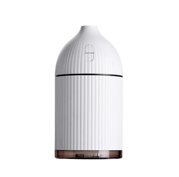 300ML White Aromatherapy Diffuser USB Ultrasonic Air Humidifier Mist Maker Aroma Essential Oil Diffuser for Home with LED Light