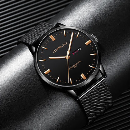 Men's watch business casual quartz watch