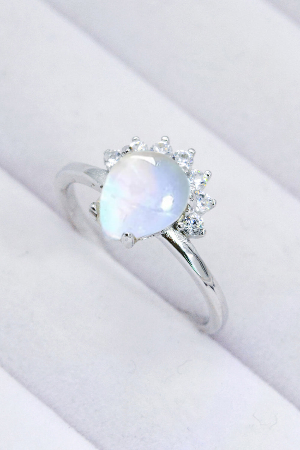 925 Sterling Silver Moonstone Ring 