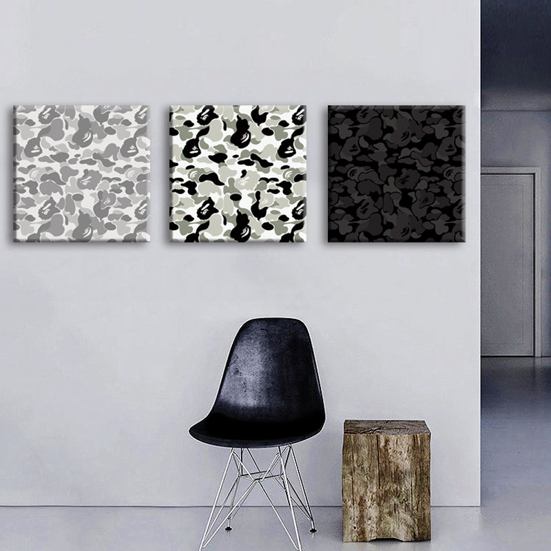 Trendy Camouflage Frameless Decorative Painting