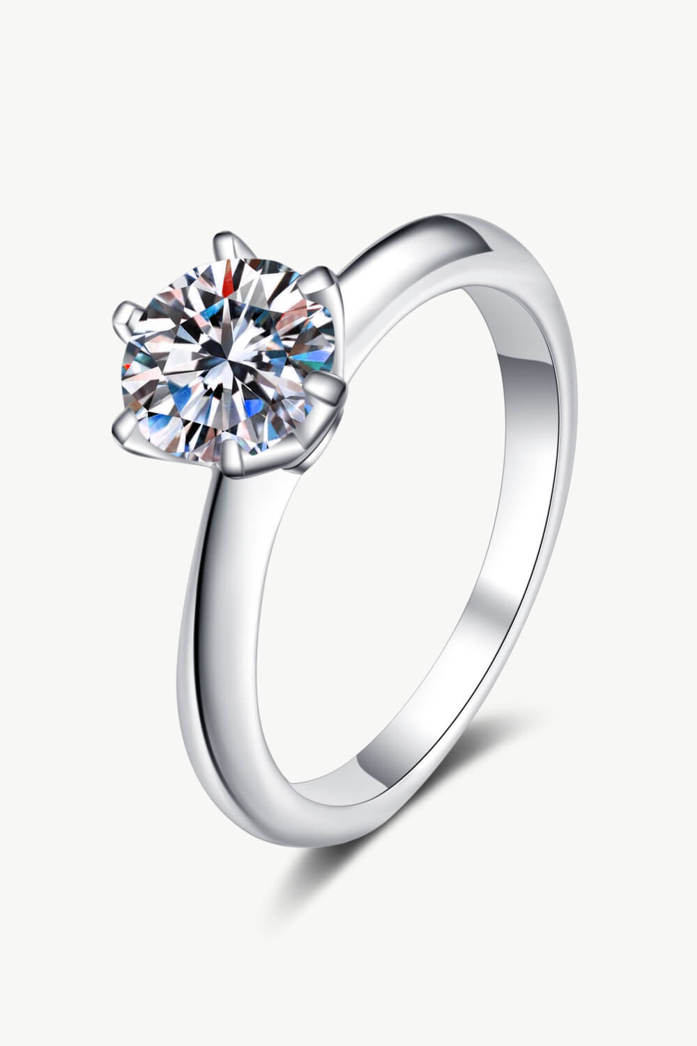 1.5 Carat Moissanite Adjustable Ring 