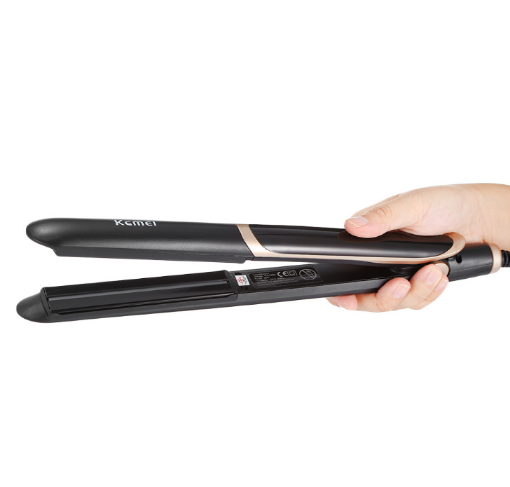 Professional Hair Straightener Curler Hair Flat Iron Negative Ion Infrared Hair Straighting Curling Iron Corrugation LED Display 