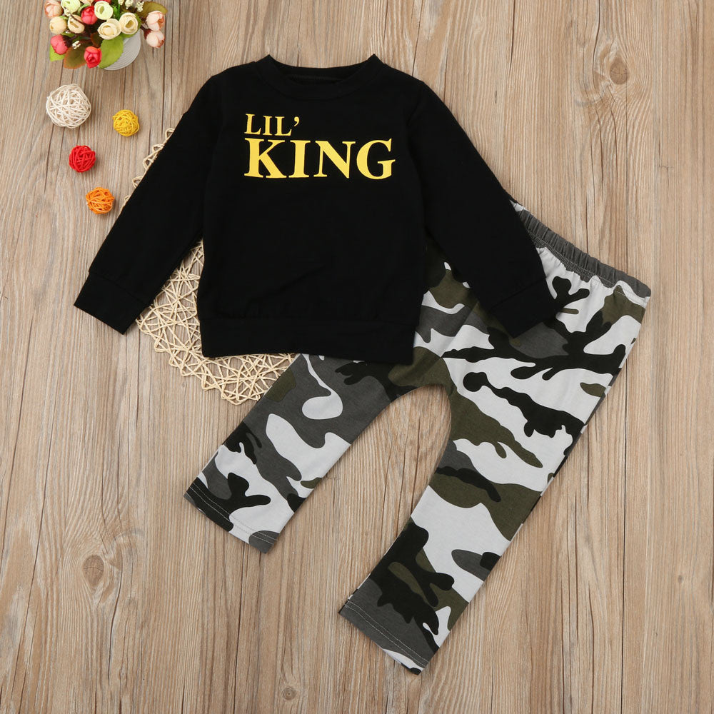 KING Letter Camo Set