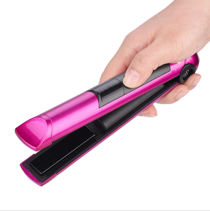 USB charging volume straight dual-purpose hair clips Straightener portable mini wireless charging 