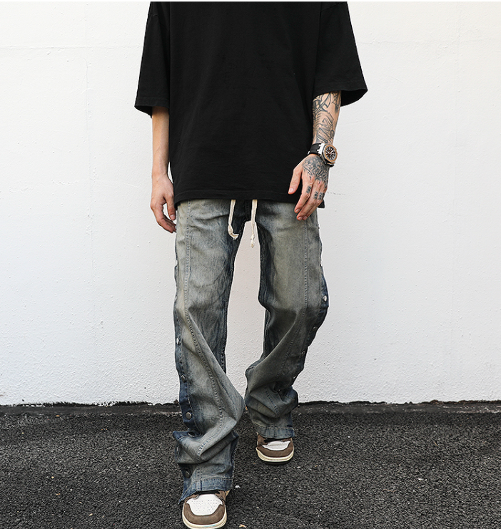 Drawcord Snap Denim