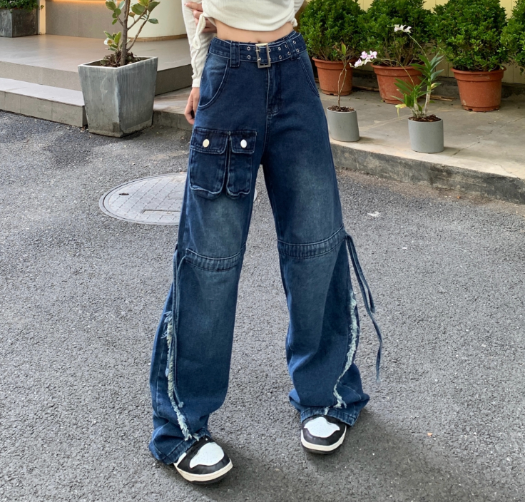 Vintage High Waist Loose Wide Leg Jeans