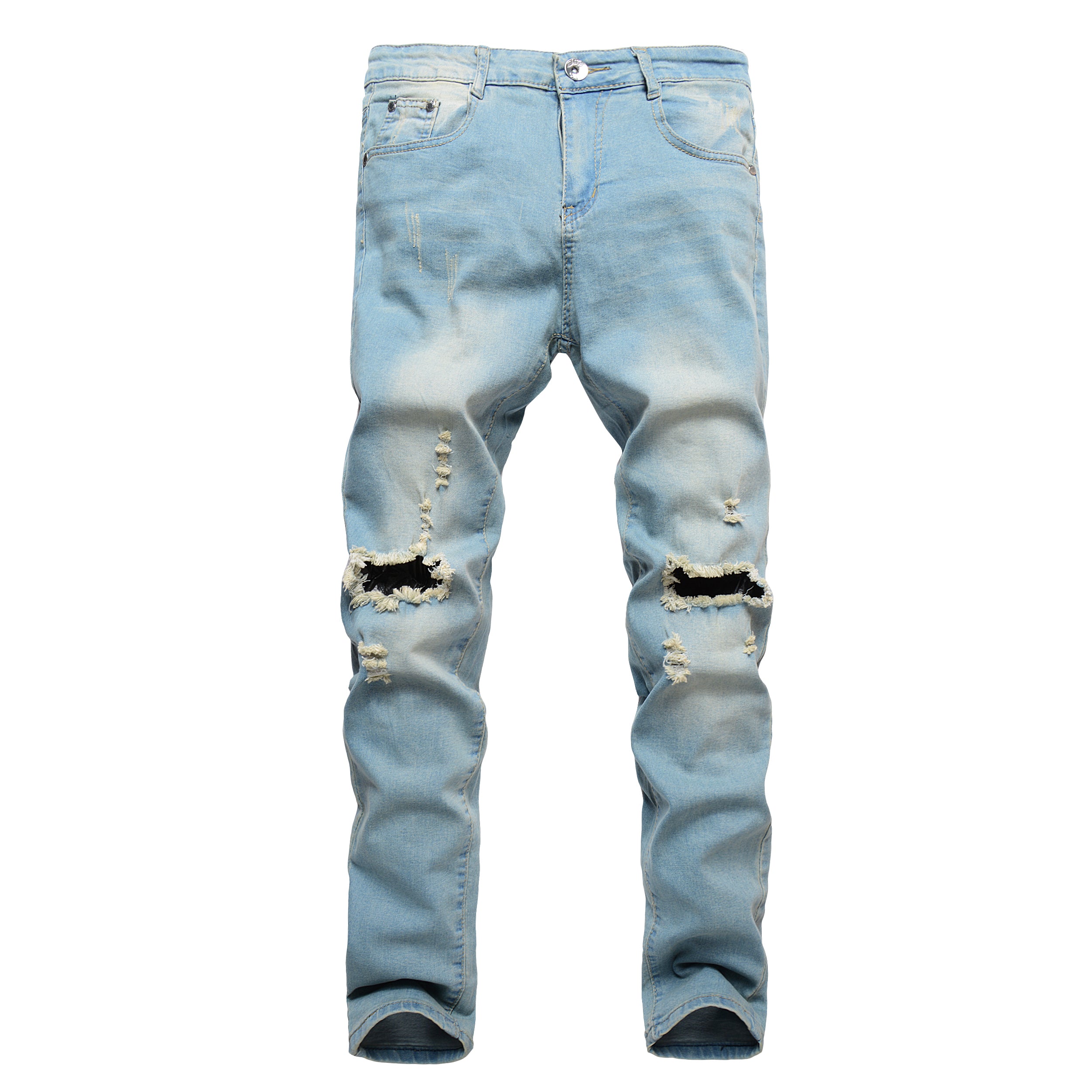 Men's Street Men's Hole Jeans Men's Trousers