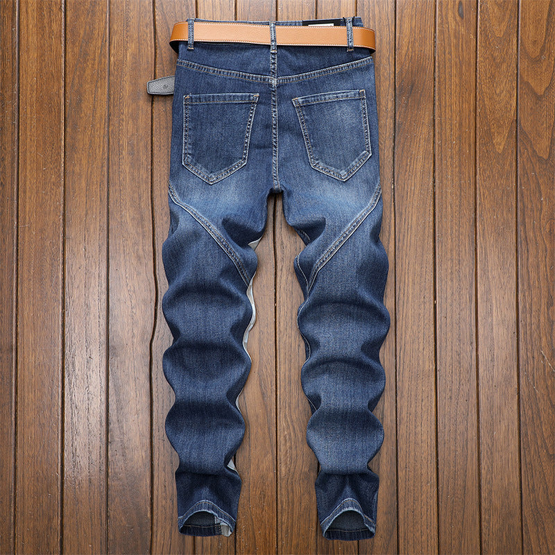 Men's Slim Stretch Stitching Jeans