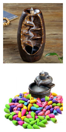 Multi-layers Ceramic Back flow Incense Burner