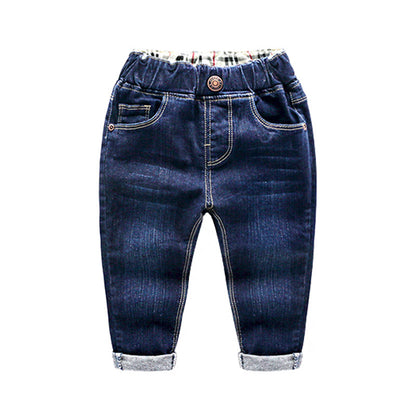 Small and medium-sized children's denim trousers