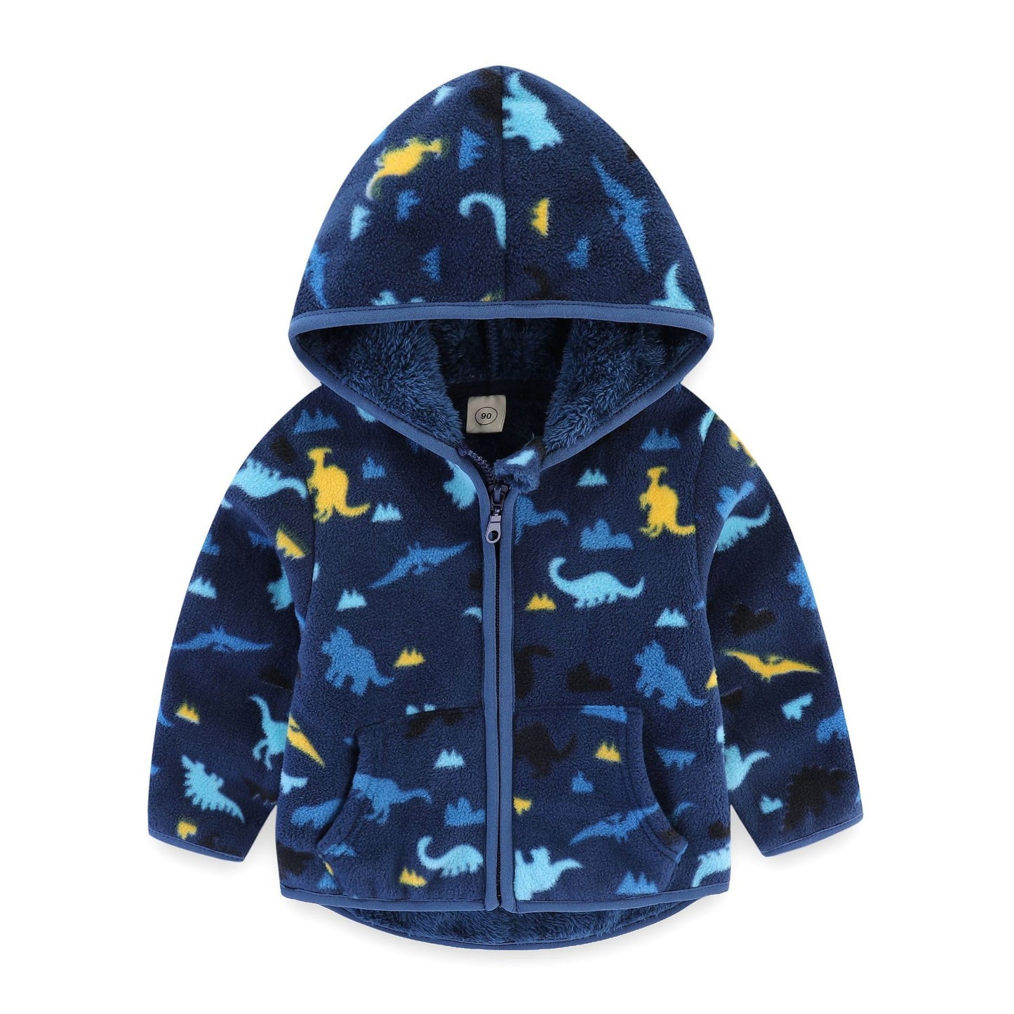 Spring And Autumn Girls' Polar Fleece Boy's Thick Jacket Sweatshirt