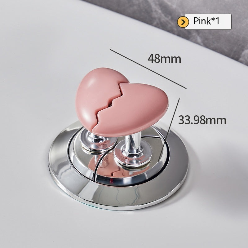 Heart-shaped Toilet Pressing Utensil Creative 