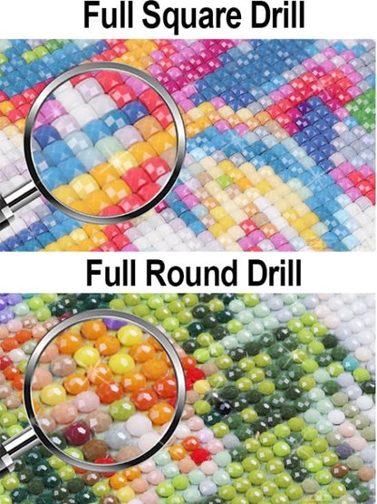 5D DIY Diamond Painting Full Diamond Square Ladies Cross Stitch Kit