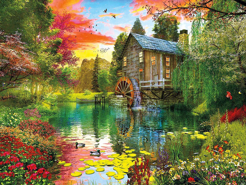 Home Decoration Landscape Cross  Diamond Painting