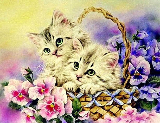 Cat Diamond Painting Animal Rhinestone Diamond Embroidery