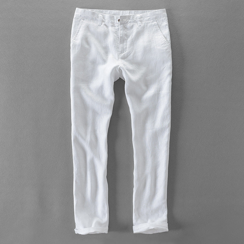 Casual Pants Linen Long Trousers