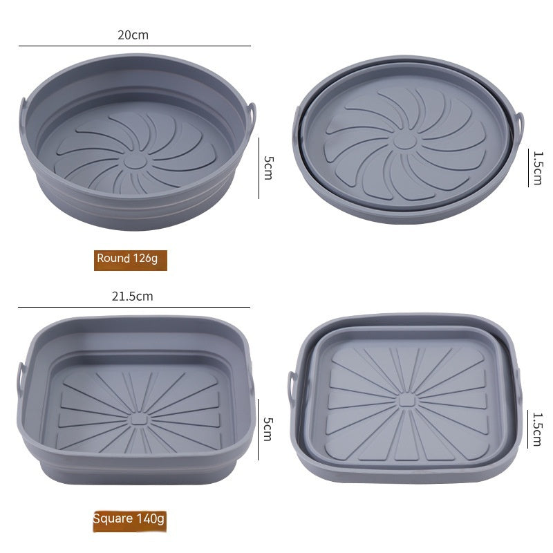 Oven Special Use Foldable Silicone Baking Tray 