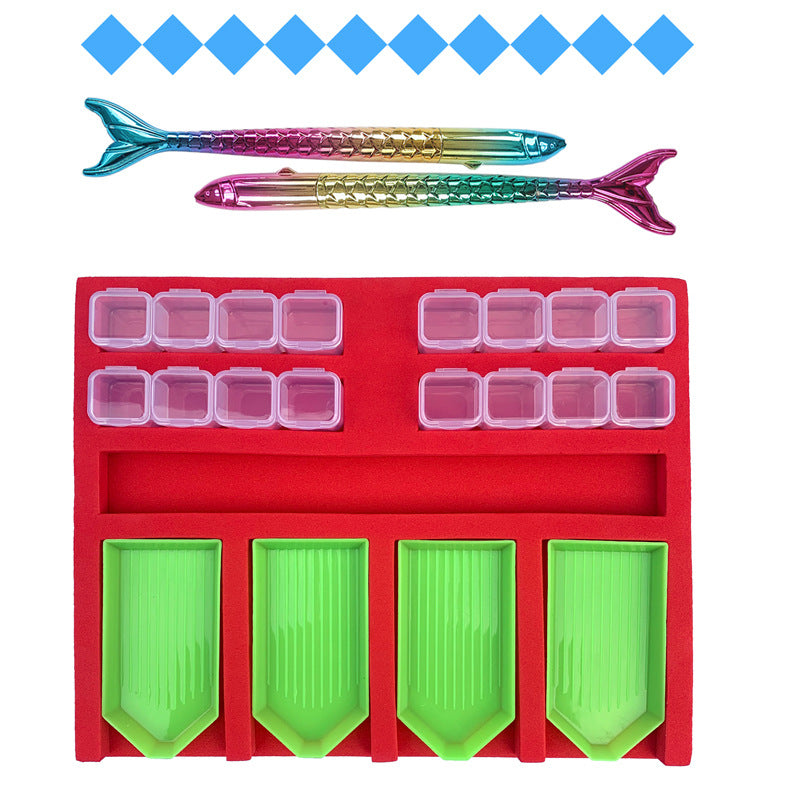 Diamond Painting Tool Storage Tray Folding Style Storage Rack Tray Set