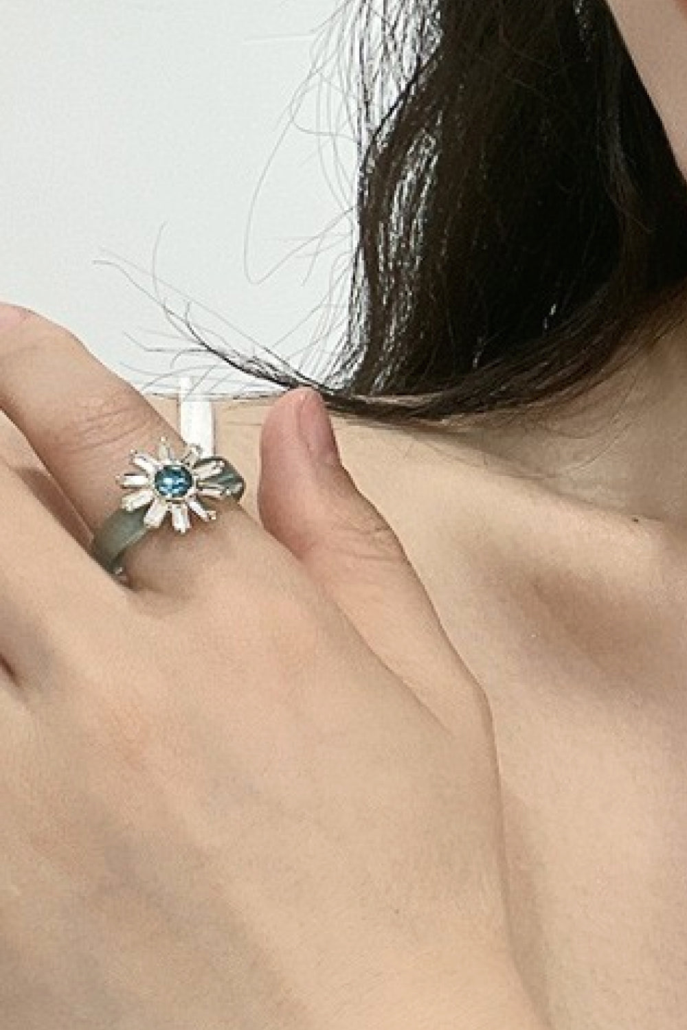 5-Piece Wholesale Only With You Sunflower Ring 