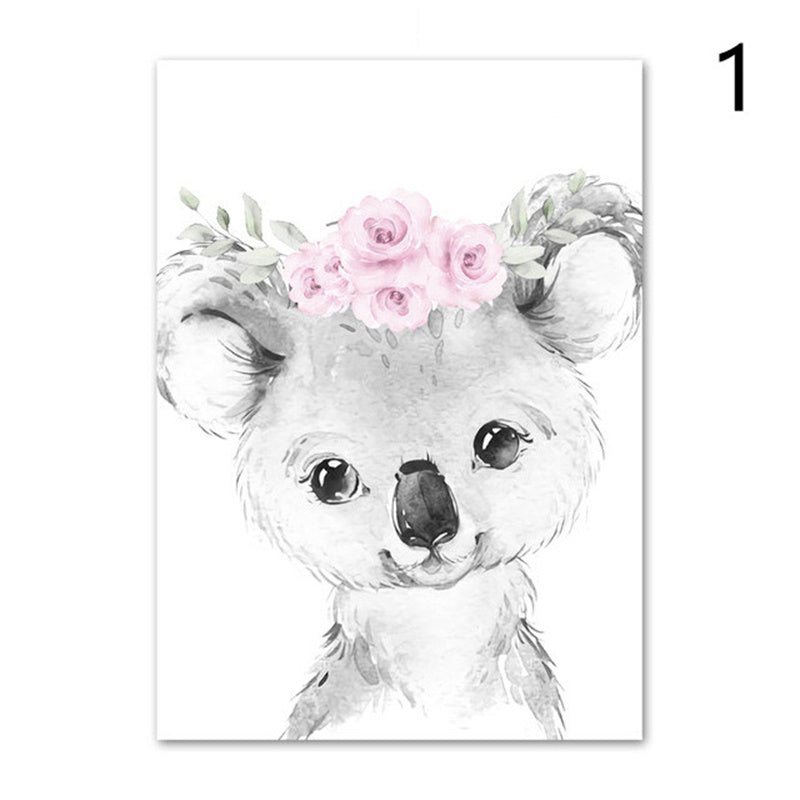 Personalized Cute Canvas Print Wall Poster For Kids Room