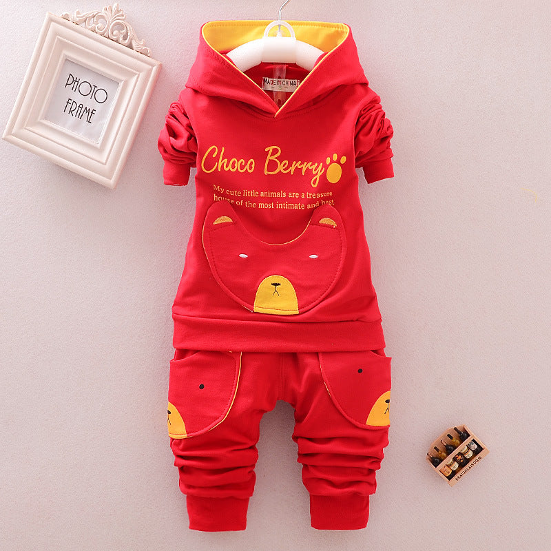 Baby Boy Long Sleeve Sports Two Piece Suit