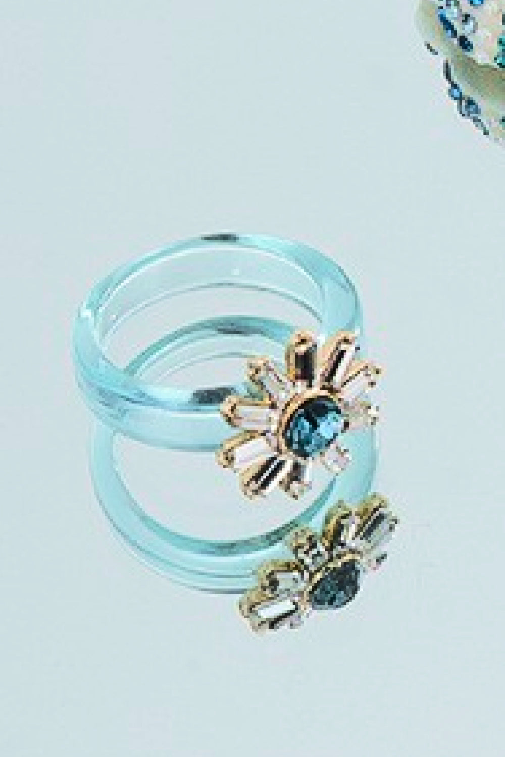 5-Piece Wholesale Only With You Sunflower Ring 