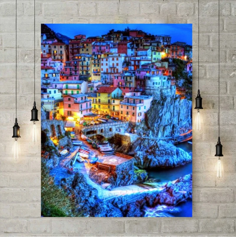 5D Diamond Painting - Cinque Terre schilderen