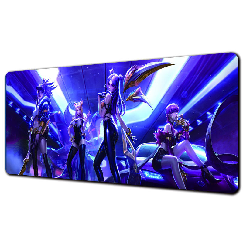 Seam thickened gaming mouse table mat