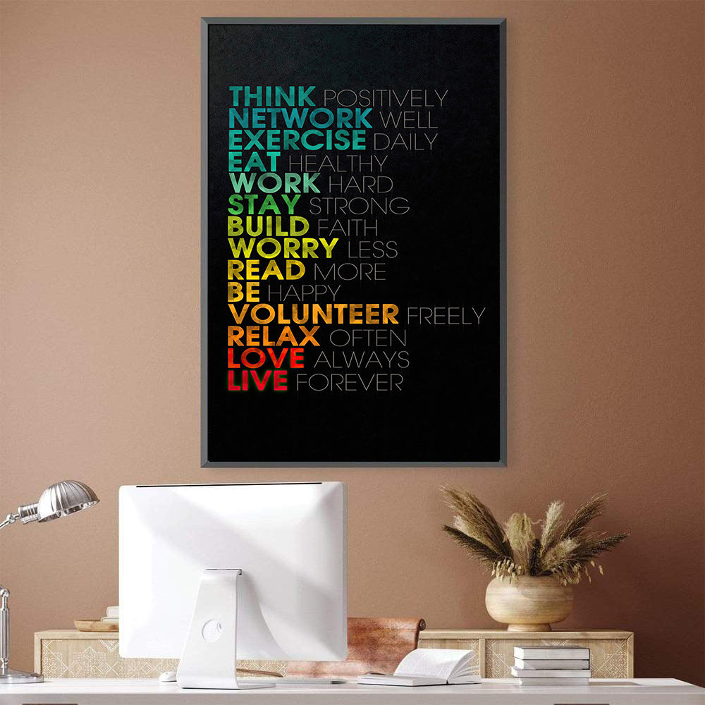 Famous Sayings And Inspirational English Wall Paintings