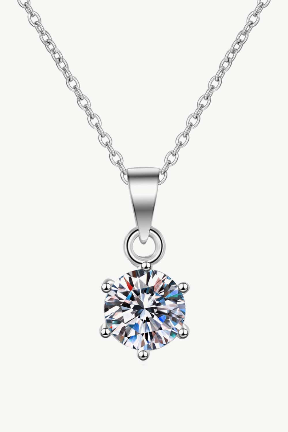 Adored Get What You Need Moissanite Pendant Necklace 