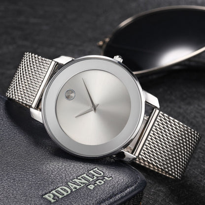 Business mesh strap watch