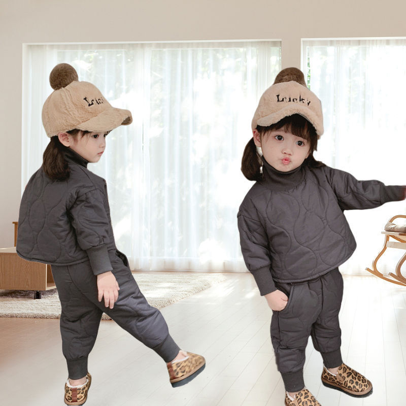 Children's Cotton Suit New Korean Version