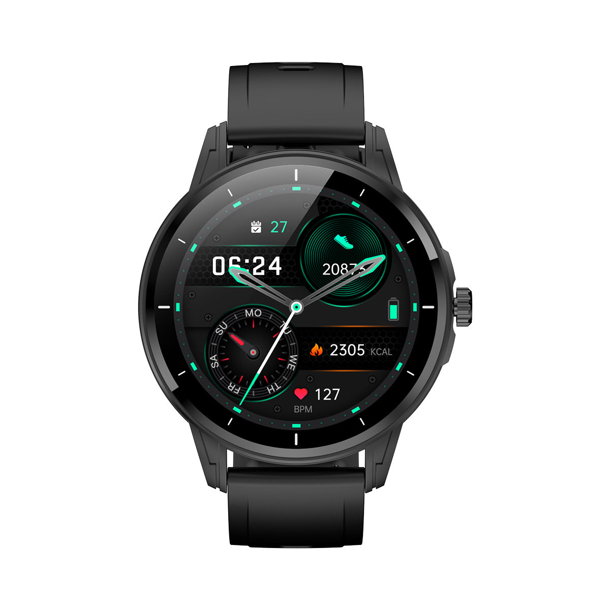 Smart Watch Heart Rate Sleep Weather Information