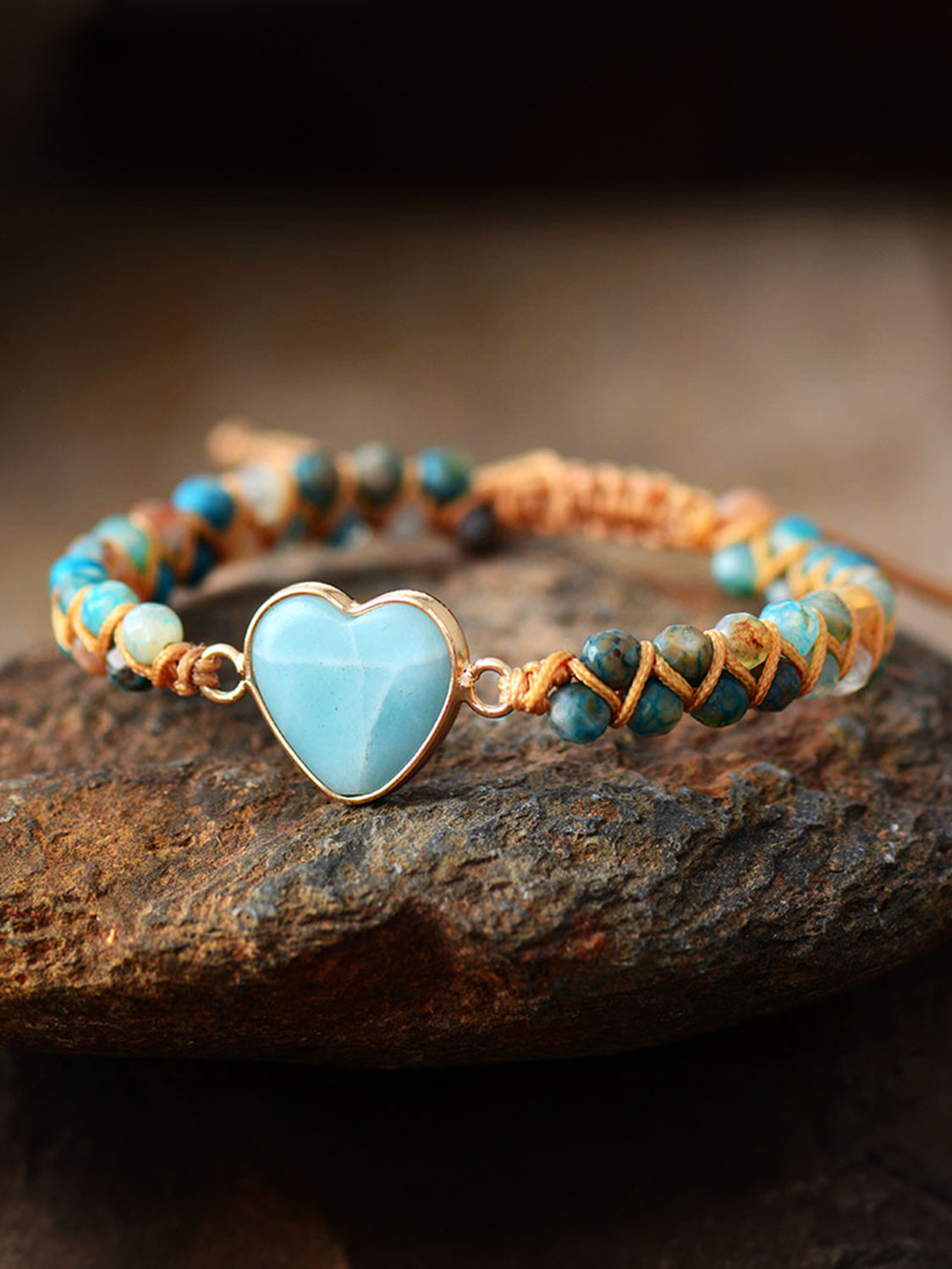 Heart Shape Beaded Bracelet 