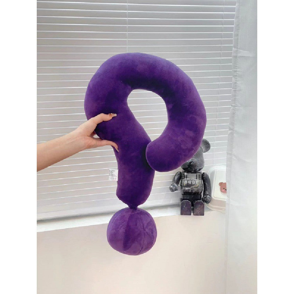 Question Mark Neck Pillow Comfortable Fabric 