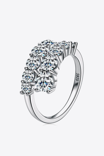 Adored Moissanite 925 Sterling Silver Ring 