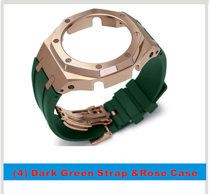 Tape Strap Metal Case Watch Accessories