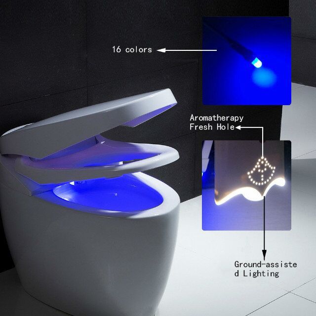 16-color Aromatherapy Intelligent Sensor Toilet Light