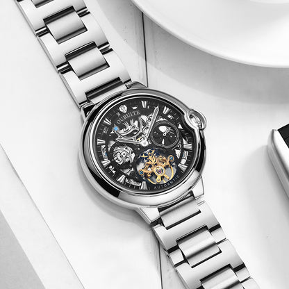 Mechanical watch hollow waterproof watch