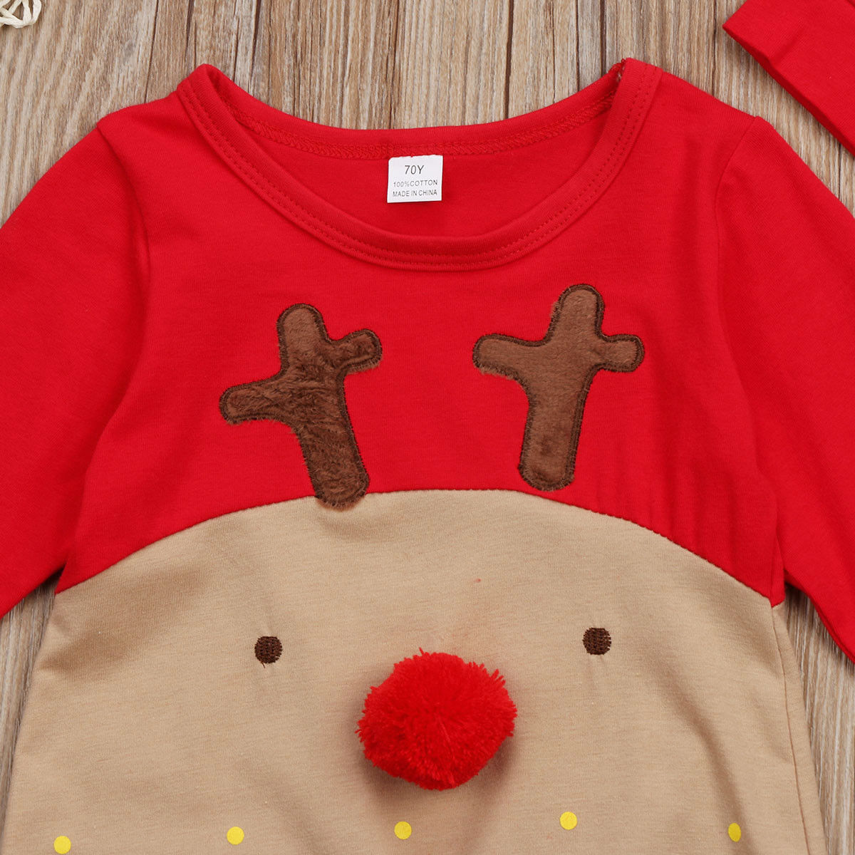 Christmas Deer Romper for Festive Cuteness 