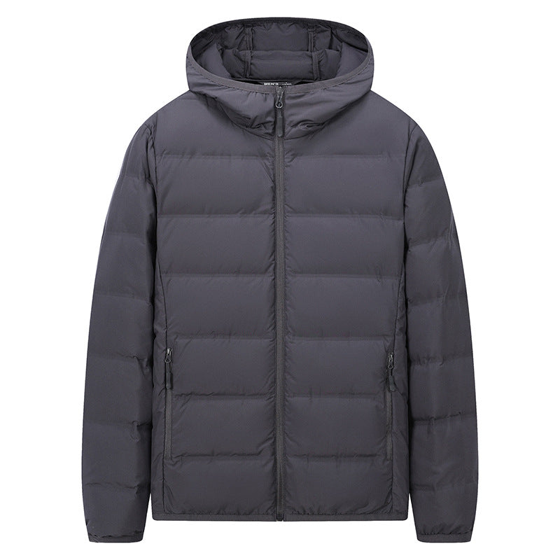 Winter New Hooded Men's Down Jacket 